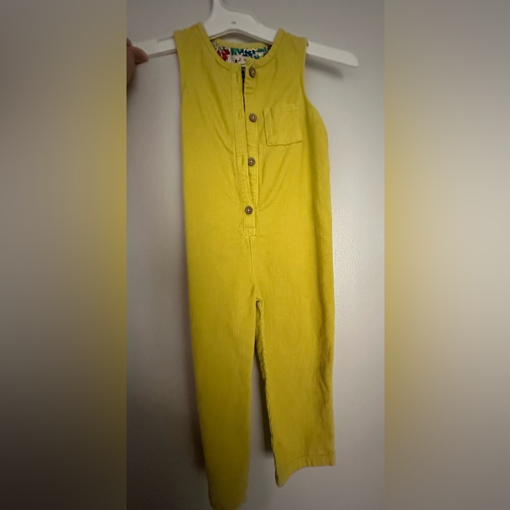 Boden Yellow Straight-Leg Jumpsuit